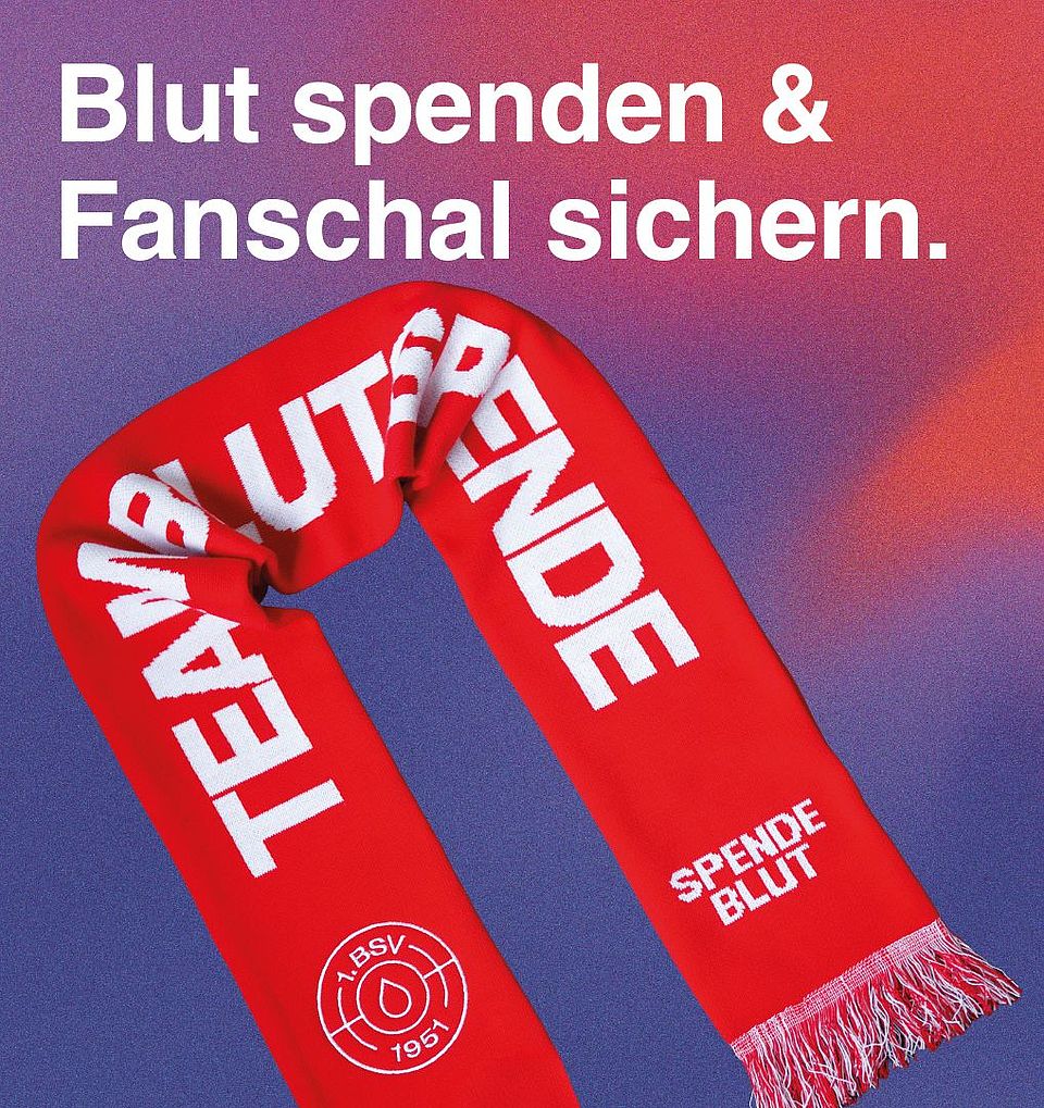 Team Blutspende Fanschal